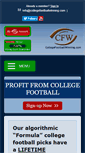 Mobile Screenshot of collegefootballwinning.com